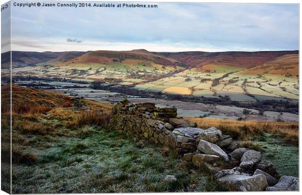  The Vale Of Edale Canvas Print by Jason Connolly