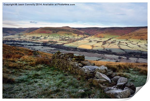  The Vale Of Edale Print by Jason Connolly