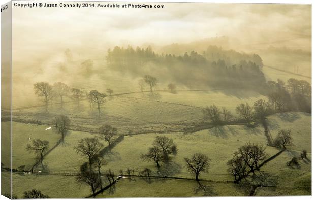  The Valley Of Mist Canvas Print by Jason Connolly