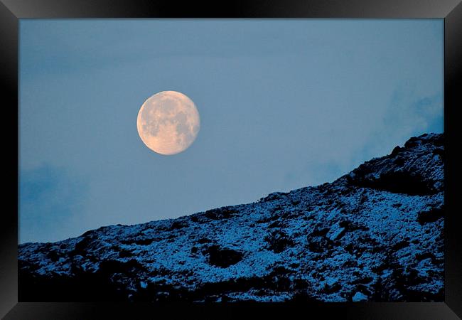  Full Moon Framed Print by Macrae Images