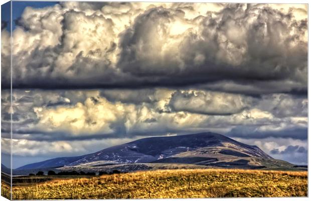 Clouds over Tinto Canvas Print by Tom Gomez