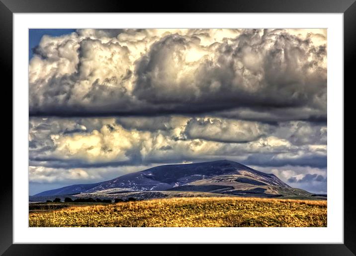 Clouds over Tinto Framed Mounted Print by Tom Gomez