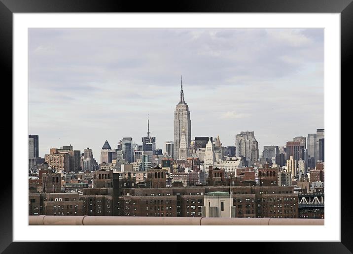 Big city, big panorama Framed Mounted Print by Tom Hall