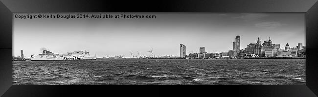 The Leaving of Liverpool (B/W)  Framed Print by Keith Douglas