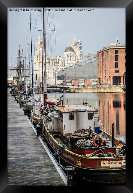 Liverpool Docks Framed Print by Keith Douglas