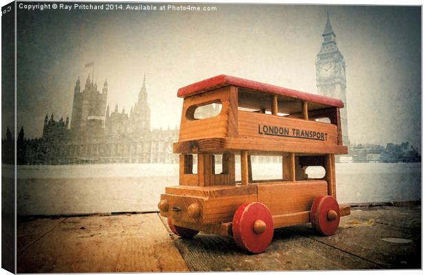  London Bus  Canvas Print by Ray Pritchard