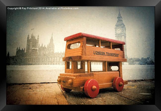 London Bus  Framed Print by Ray Pritchard