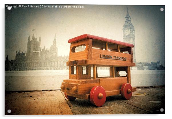  London Bus  Acrylic by Ray Pritchard