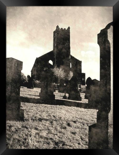  moody church Framed Print by dale rys (LP)