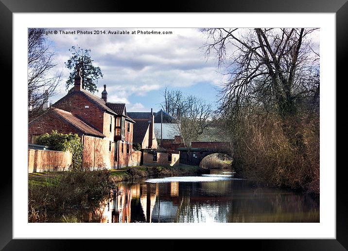  Grand Union Canal Framed Mounted Print by Thanet Photos