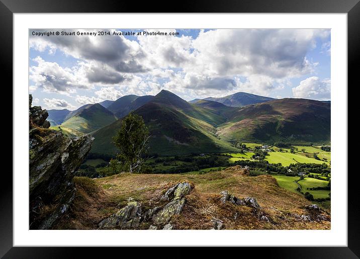  Newlands Valley Framed Mounted Print by Stuart Gennery