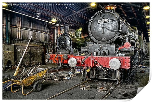  5029 at Grosmont Print by David Oxtaby  ARPS