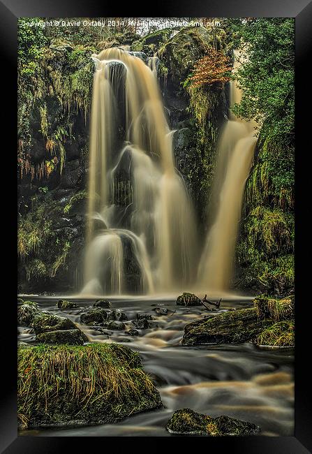  Waterfall at Bolton Abbey Yorkshire Framed Print by David Oxtaby  ARPS