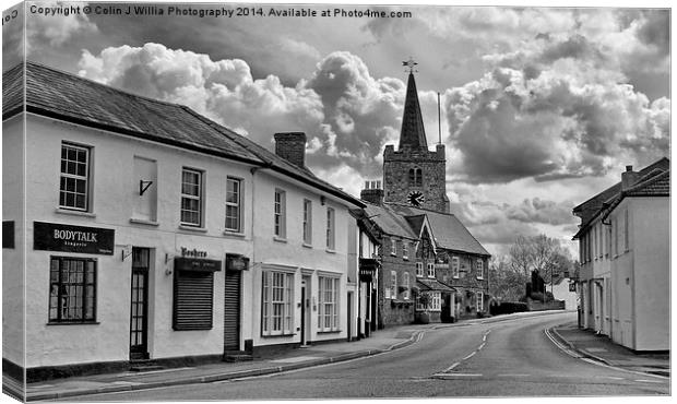 Chobham High Street Canvas Print by Colin Williams Photography
