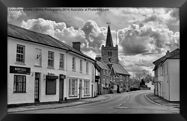 Chobham High Street Framed Print by Colin Williams Photography
