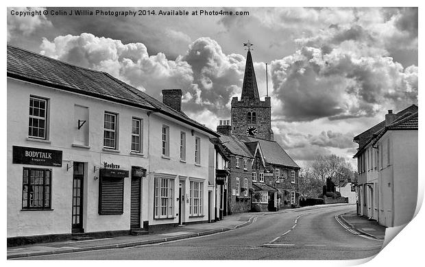 Chobham High Street Print by Colin Williams Photography
