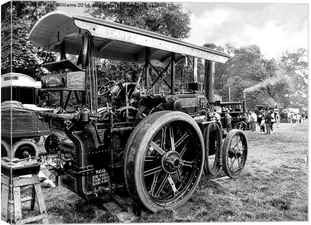 Marshall Steam Tractor Canvas Print by Paul Williams
