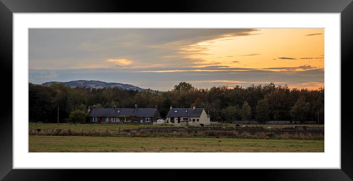  Setting Sun Framed Mounted Print by Alan Whyte