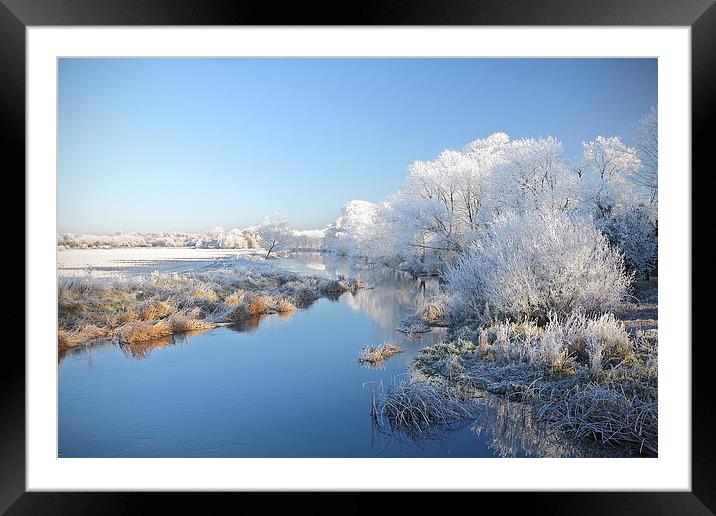  Felmersham Frost Framed Mounted Print by Andy Bennette