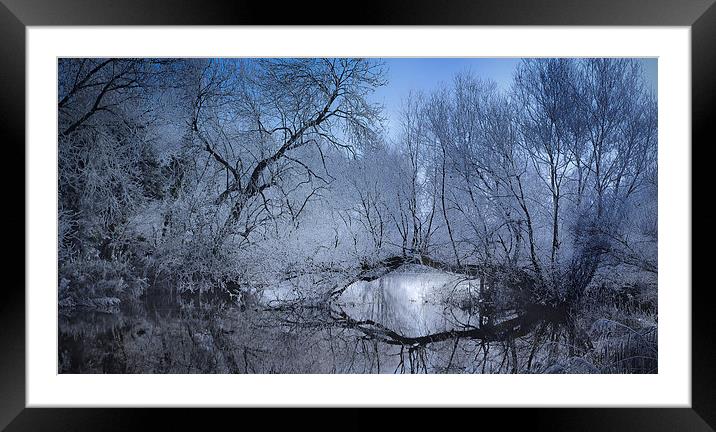  Tangle of Ice Framed Mounted Print by Andy Bennette