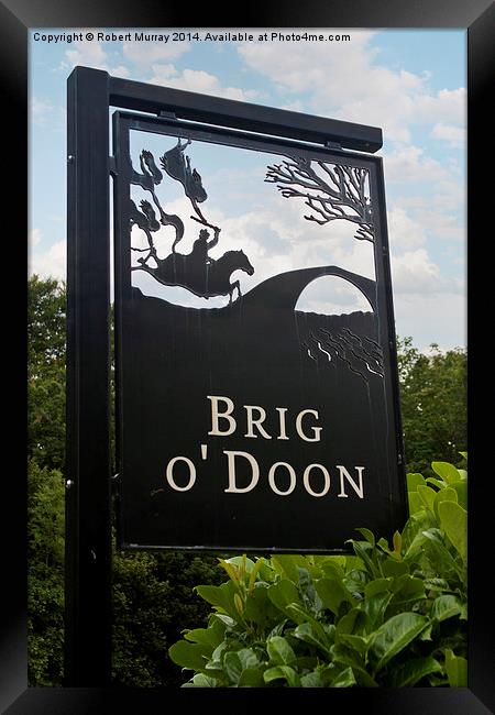  Brig o' Doon Framed Print by Robert Murray