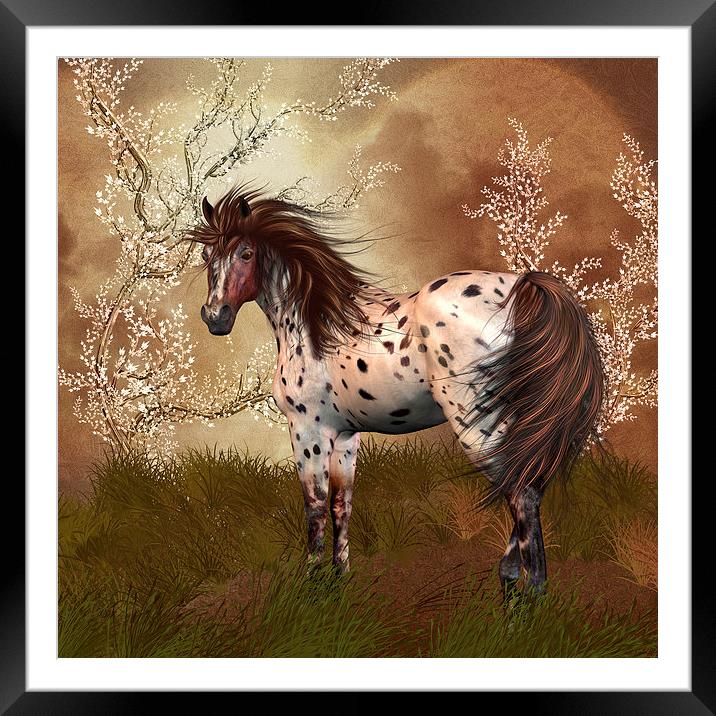 Golden Hour Equine Horse Wall Art Framed Mounted Print by Tanya Hall