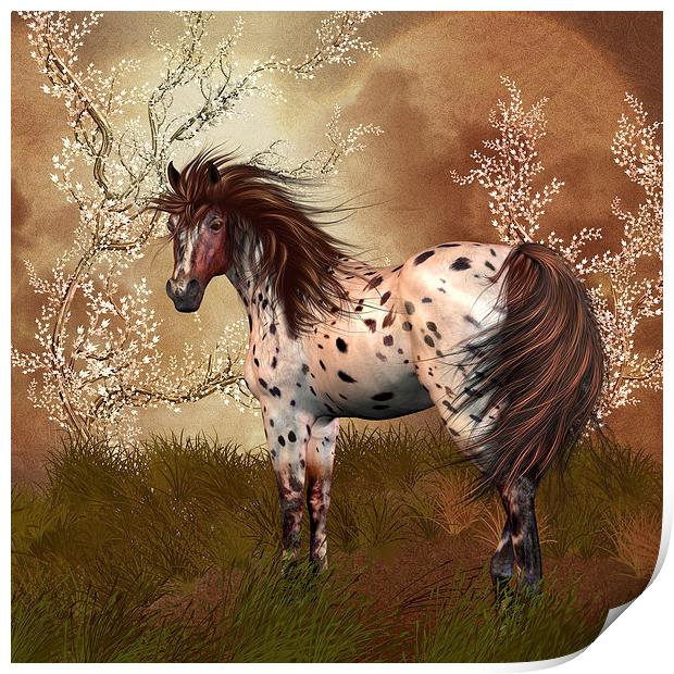 Golden Hour Equine Horse Wall Art Print by Tanya Hall