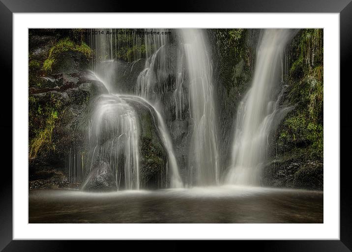  Posfirth Gill Waterfall Framed Mounted Print by David Oxtaby  ARPS