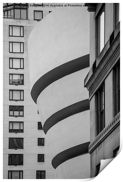  A glimpse of the Guggenheim Print by Keith Douglas
