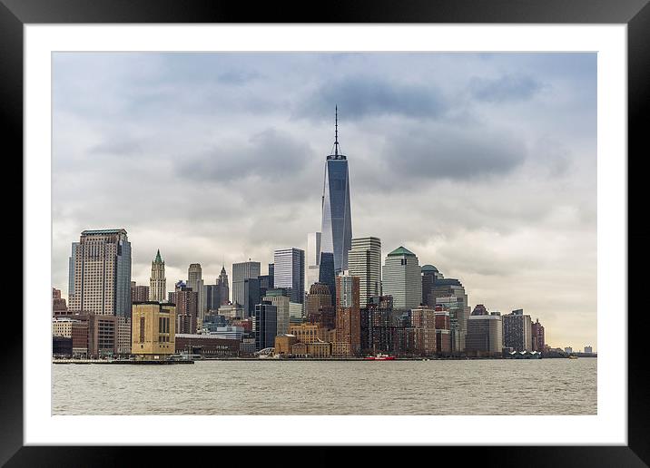  Freedom Tower Framed Mounted Print by Keith Douglas
