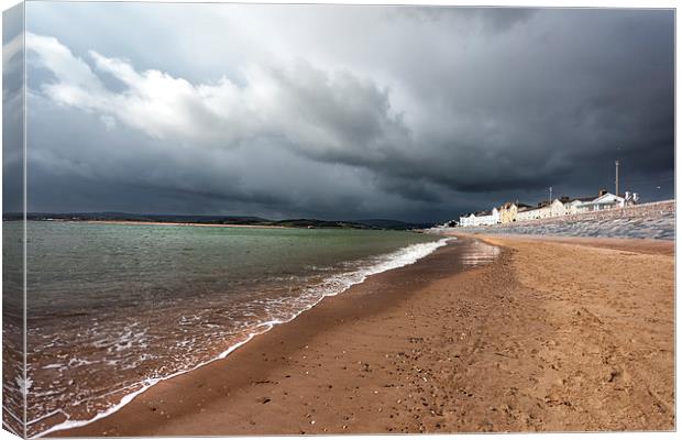  Storm over Exmouth Canvas Print by Mark Godden
