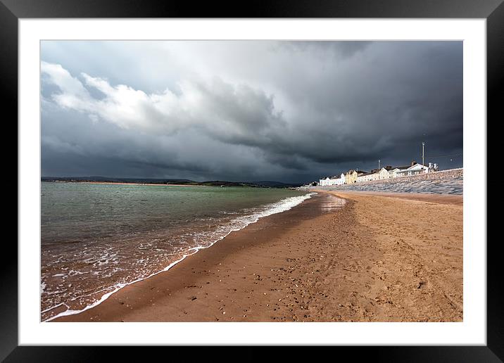  Storm over Exmouth Framed Mounted Print by Mark Godden