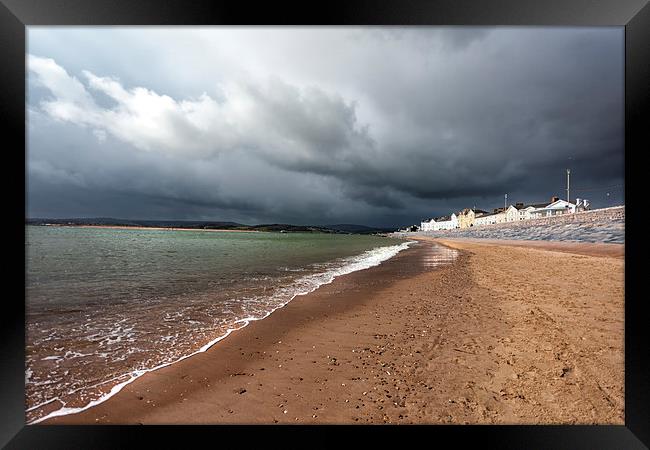  Storm over Exmouth Framed Print by Mark Godden