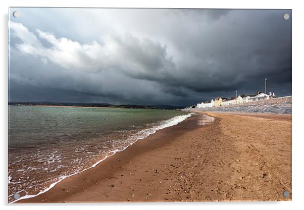  Storm over Exmouth Acrylic by Mark Godden
