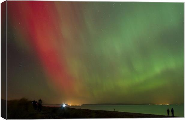  Northern Lights Canvas Print by Aaron Casey