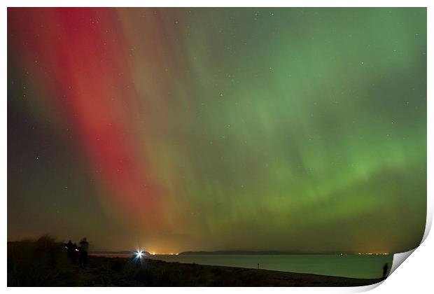  Northern Lights Print by Aaron Casey