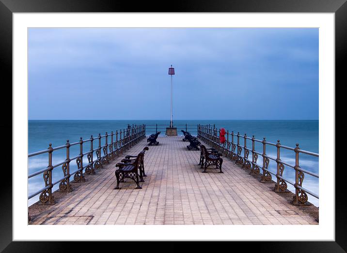  Banjo Pier Framed Mounted Print by Val Saxby LRPS