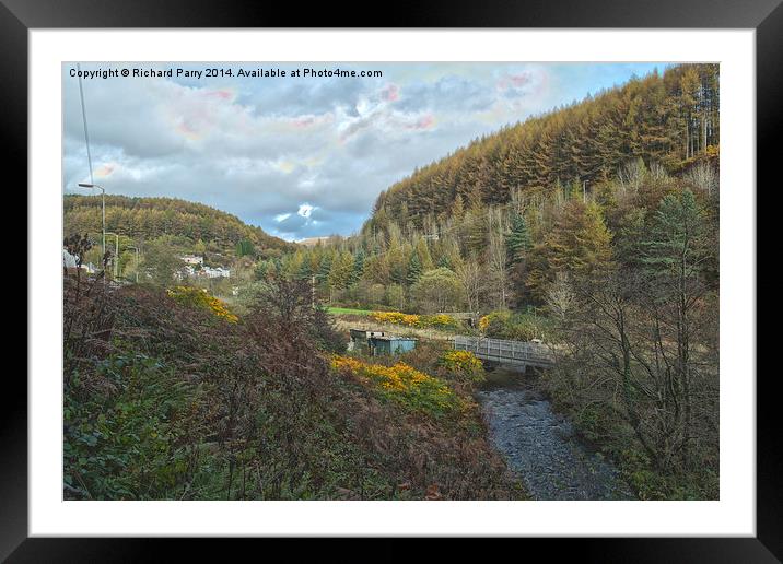  River Garw Framed Mounted Print by Richard Parry