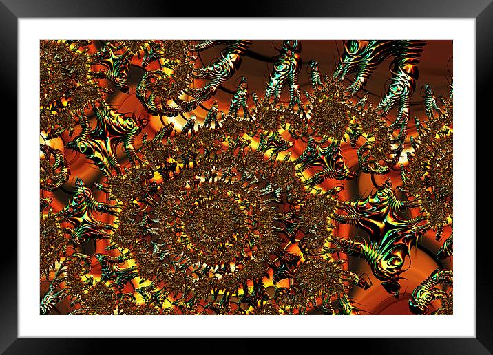 Down To Earth Framed Mounted Print by Steve Purnell