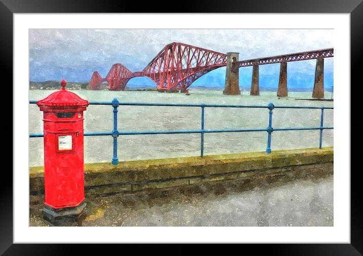  south queensferry Framed Mounted Print by dale rys (LP)