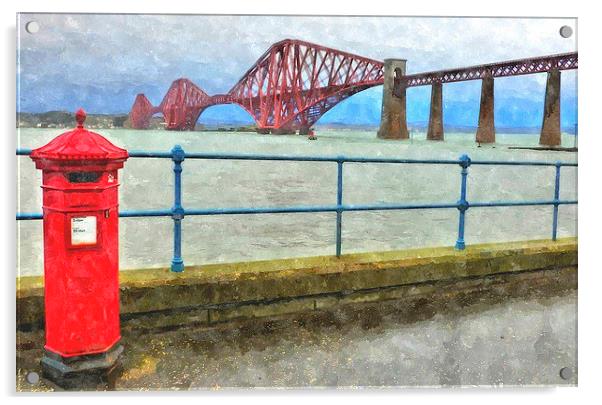  south queensferry Acrylic by dale rys (LP)