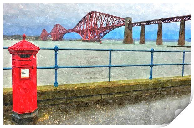  south queensferry Print by dale rys (LP)