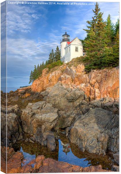 Bass Harbor Head Lighthouse III Canvas Print by Clarence Holmes