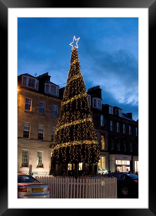  Christamas Lights Framed Mounted Print by Alan Whyte