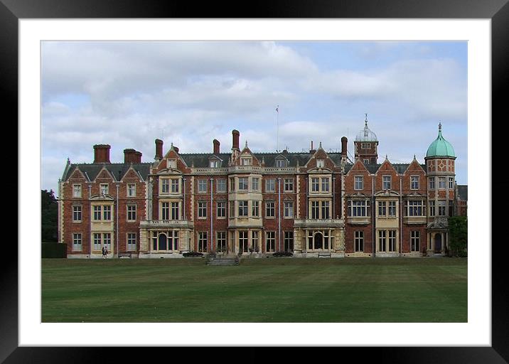 SANDRINGHAM HOUSE Framed Mounted Print by Ray Bacon LRPS CPAGB