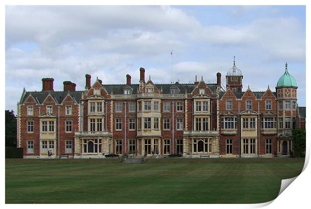 SANDRINGHAM HOUSE Print by Ray Bacon LRPS CPAGB