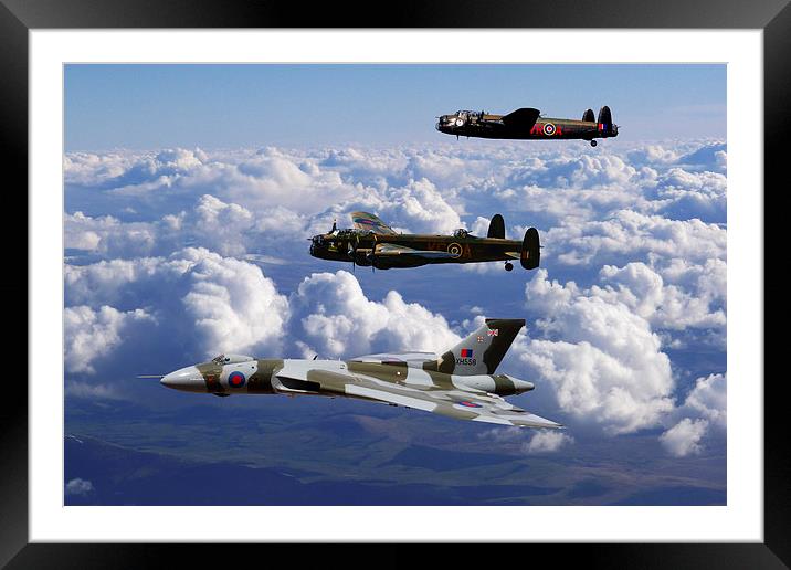  Avro Sisters 2 Framed Mounted Print by Oxon Images