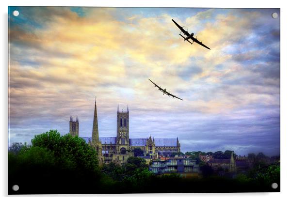  Lincoln Cathederal Flyby Acrylic by Jason Green