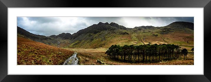  The Road To The Hills Framed Mounted Print by John Malley