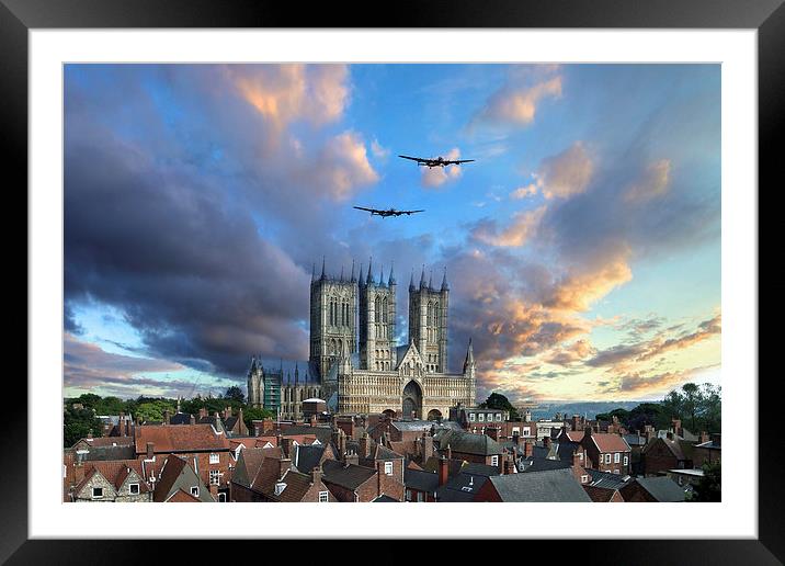 Lincolnshire Icons  Framed Mounted Print by J Biggadike